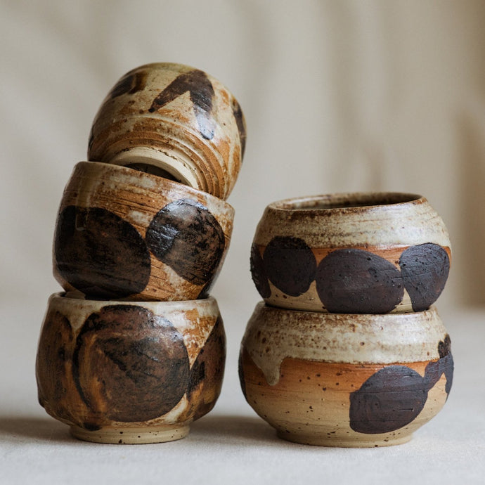 Natural Glaze Pottery Cup handcrafted in Barsega Studio Gallery